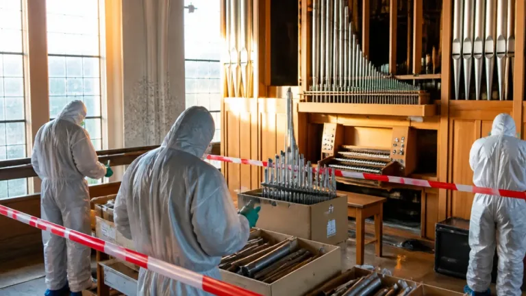 Diebstahl aus leerstehender Kirche in Gütersloh: Orgelpfeifen von Unbekannten entwendet