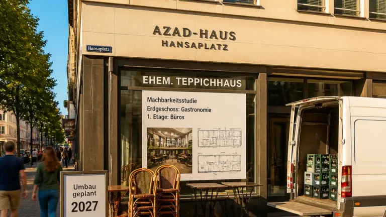 Dortmund: Azad-Haus am Hansaplatz soll Gastronomie im Erdgeschoss und Büros oben erhalten