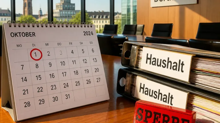 Dortmund verhängt Haushaltssperre ab Oktober: Stadt muss rund 30 Millionen einsparen