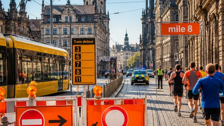 Dresden bereitet sich auf „Dresden Half“ vor: Sperrungen und Umleitungen am Wochenende