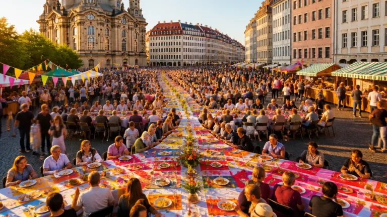 Dresden lädt wieder zum Gastmahl für Vielfalt auf dem Neumarkt