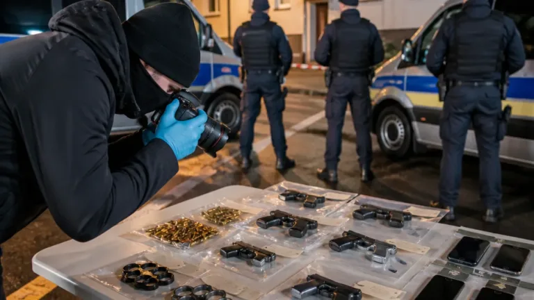 Durchsuchungen im Rockermilieu in Wilhelmshaven: Polizei sichert Waffen, Munition und Steroide