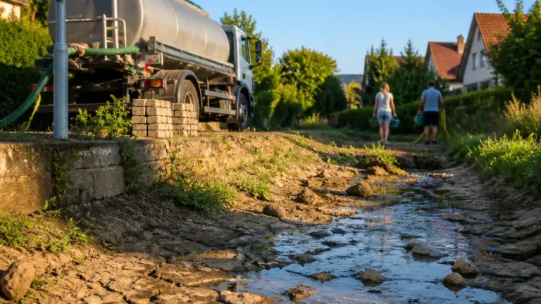 Dürre in Hessen: Trinkwassernotstände, Appelle zum Sparen und steigende Risiken