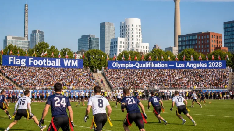 Düsseldorf richtet erste Flag-Football-WM in Deutschland aus – Olympia-Tickets werden vergeben