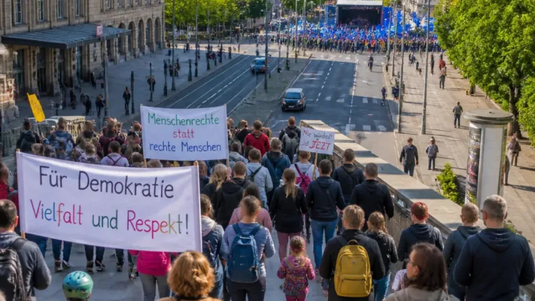 Ein Kilometer trennt in Magdeburg zwei politische Welten vor der Landtagswahl