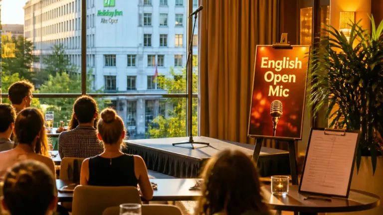 Englisches Open Mic für Stand-up in Frankfurt am Main: Francis startet neue Bühne im Holiday Inn Alte Oper