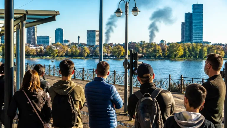 Entwarnung in Offenbach am Main: Brandgeruch durch Waldbrände als gering eingestuft