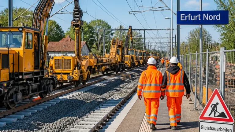 Erfurt: DB plant umfangreiche Modernisierung der Strecke Nordhausen–Erfurt bis 2030