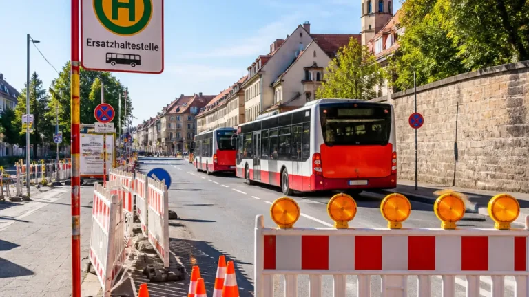 Erlangen: Lorlebergplatz wird gesperrt – vier Stadtbuslinien fahren Umleitungen