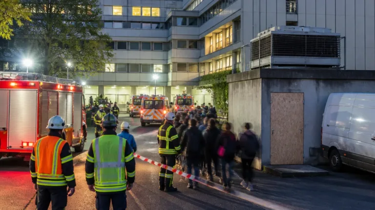 Evakuierung am Uniklinikum Würzburg nach technischem Defekt – 58 Personen in Sicherheit gebracht