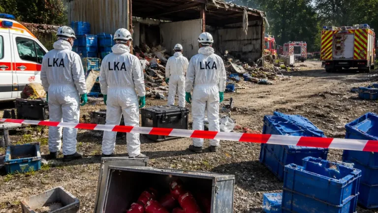Explosion auf Recyclinghof in Überlingen: Mitarbeiter schwer verletzt, Experten sprengen Überreste