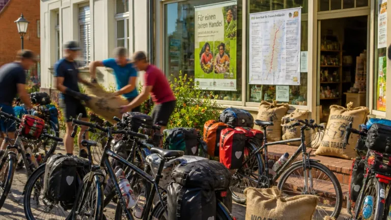 Faire Kaffeefahrt macht Station in Stendal und wirbt für Fairen Handel