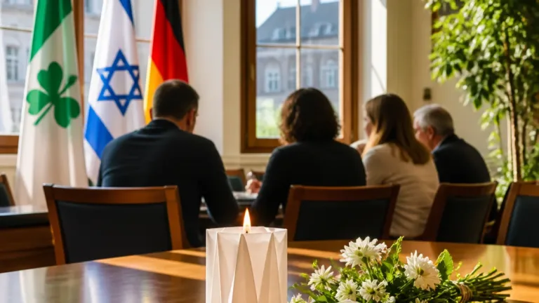 Familie des in Washington getöteten Yaron Lischinsky besucht Rathaus von Fürth