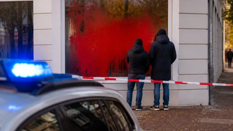 Farbanschlag auf AfD-Bürgerbüro in Schwerin: Polizei nimmt Tatverdächtigen fest