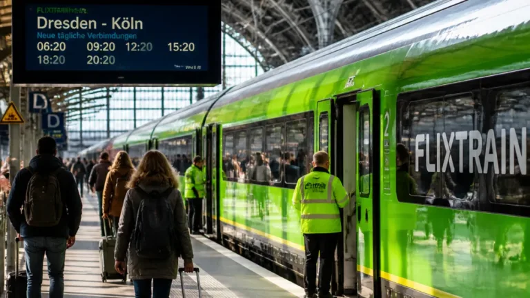 Flixtrain baut Verbindungen nach Dresden aus – kürzere Fahrzeiten und mehr Konkurrenz