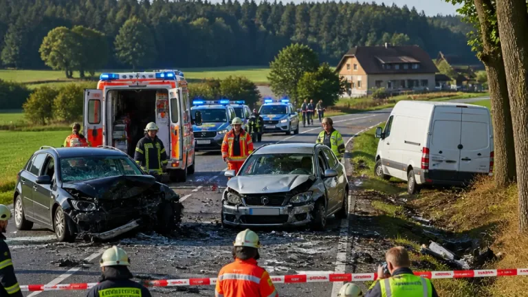 Flucht nach riskantem Überholmanöver auf B51 bei Ayl: Zwei Menschen schwer verletzt