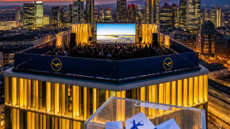 Frankfurt am Main: Open‑Air‑Kino auf dem Opernturm mit Lufthansa und Gewinnchance auf Flugtickets