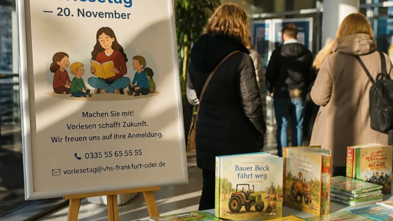 Frankfurt (Oder) sucht Vorleserinnen und Vorleser für den Bundesweiten Vorlesetag