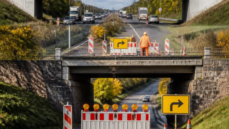 Fulda: Drei Brückenarbeiten ab 5. Oktober – Sperrungen und Umleitungen angekündigt