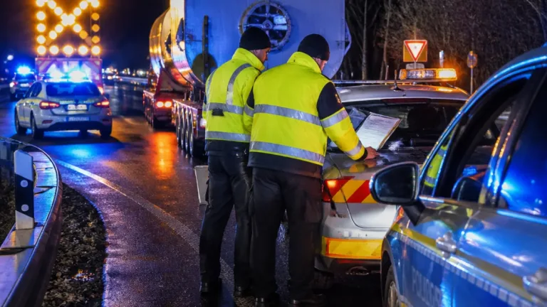 Görlitz: Begleitfahrer eines Schwertransports wegen vollem Punktekonto gestoppt