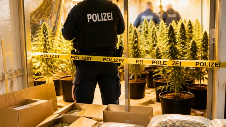 Große Cannabisplantage in Paderborn entdeckt – Zwei Verdächtige in Untersuchungshaft