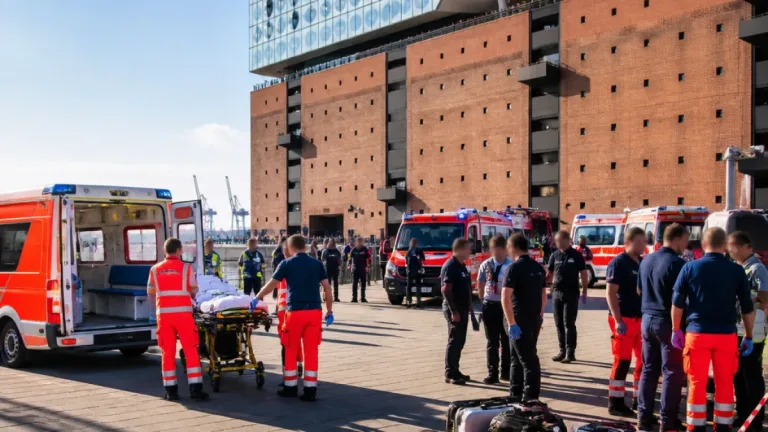 Großeinsatz an Elbphilharmonie: Mehr als 40 Personen mit Übelkeit und Erbrechen betroffen