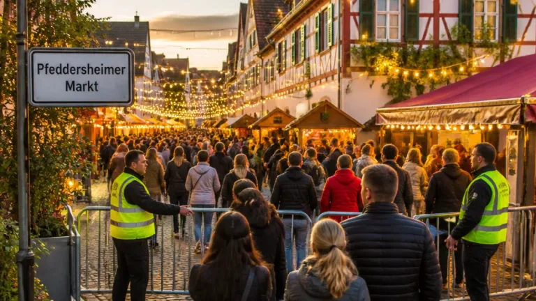 Großer Andrang beim Pfeddersheimer Markt: Positive Bilanz für Worms-Pfeddersheim