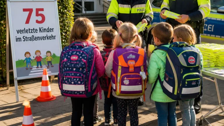 Hagen: Polizei begleitet Einschulung – Erinnerung an die 75 verletzten Kinder im Straßenverkehr