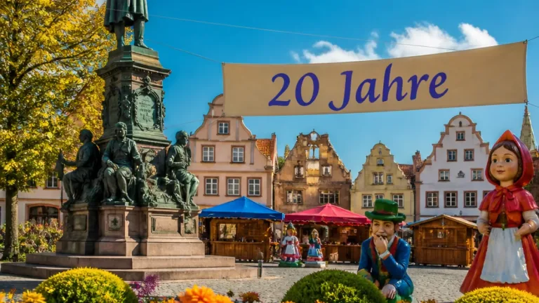 Hanau feiert 20 Jahre „Brüder-Grimm-Stadt“ – Erinnerung, Streit und städtische Identität