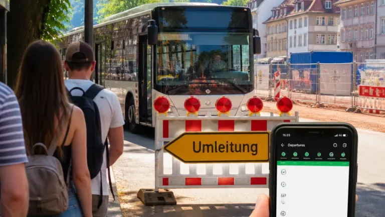 Heidelberg: Busumleitungen wegen extremer Hitze – Informationen nicht in RNV‑App