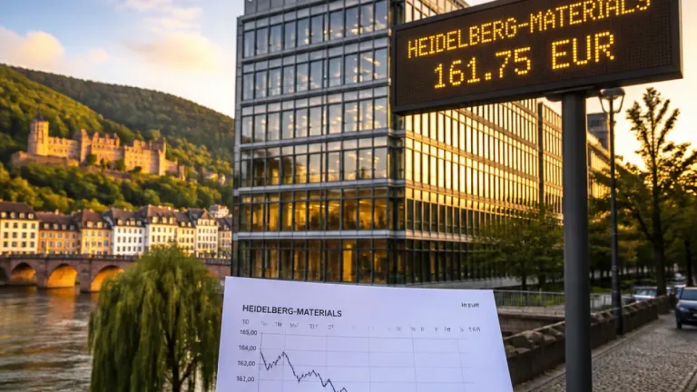 Heidelberg-Materials: Aktie stabil trotz Kursdelle — was das für Heidelberg bedeutet