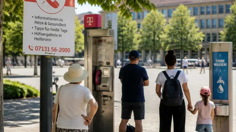 Heilbronn prüft Maßnahmen gegen Hitze – Grüne fordern ein „Hitzetelefon“