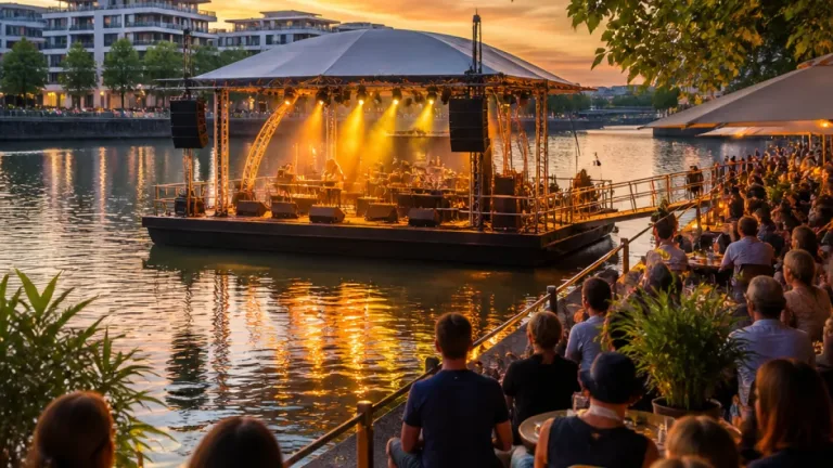 Heilbronn: Restprogramm von „Kultur am Fluss“ auf der Fährlebühne im Neckarbogen