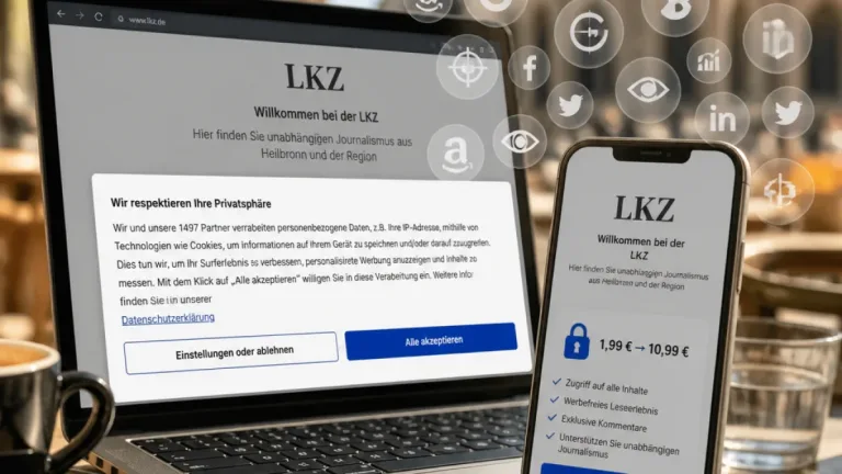 Heilbronn: Was Leser über Tracking, Werbung und das LKZ-Abo wissen sollten