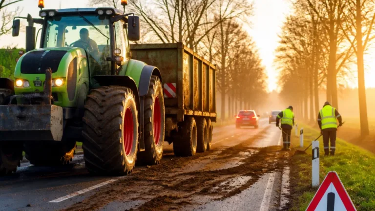 Herbsternte erhöht Verkehrsrisiken: Landkreis Wolfenbüttel warnt vor verschmutzten Straßen und breiten Fahrzeugen