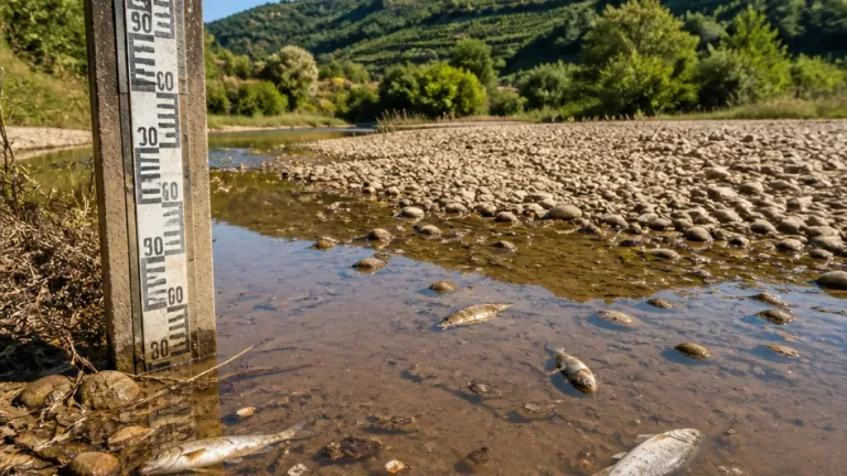 Hitze und Niedrigwasser setzen Gewässer in Rheinland-Pfalz schwer zu – Fischsterben wächst