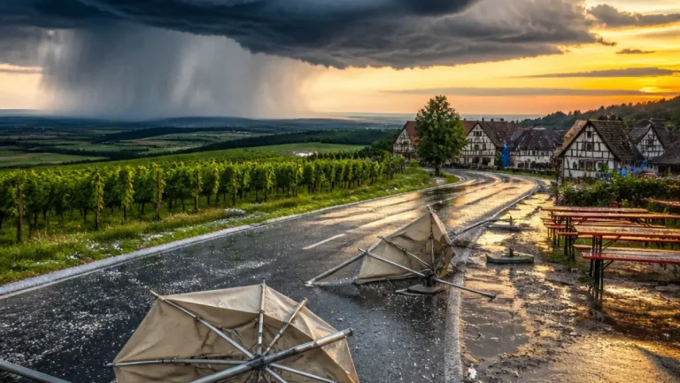 Hitze weicht Gewittern: Unwettergefahr in Rheinland‑Pfalz mit Starkregen, Hagel und Sturmböen