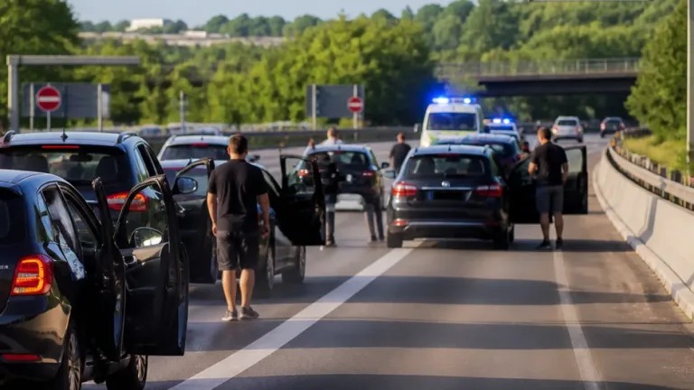 Hochzeitskorso legt Autobahnen bei Mainz lahm – Ermittlungen wegen Nötigung