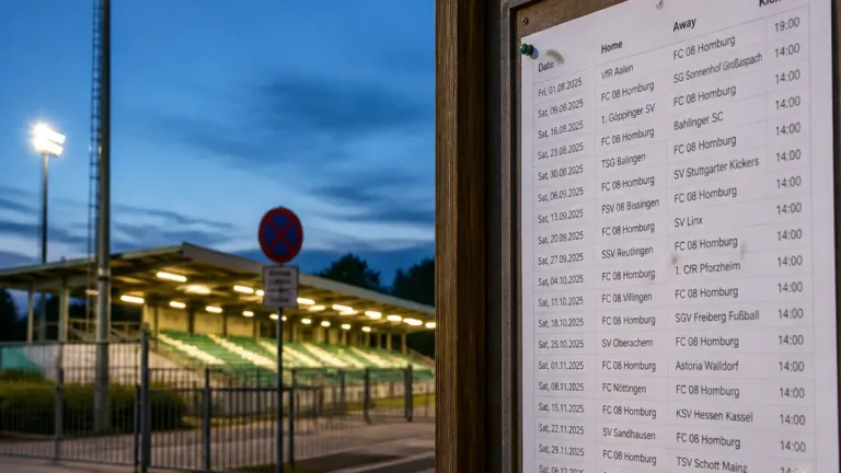 Homburg: FC 08 kennt Ansetzungen der Spieltage 11 bis 18 in der Regionalliga Südwest