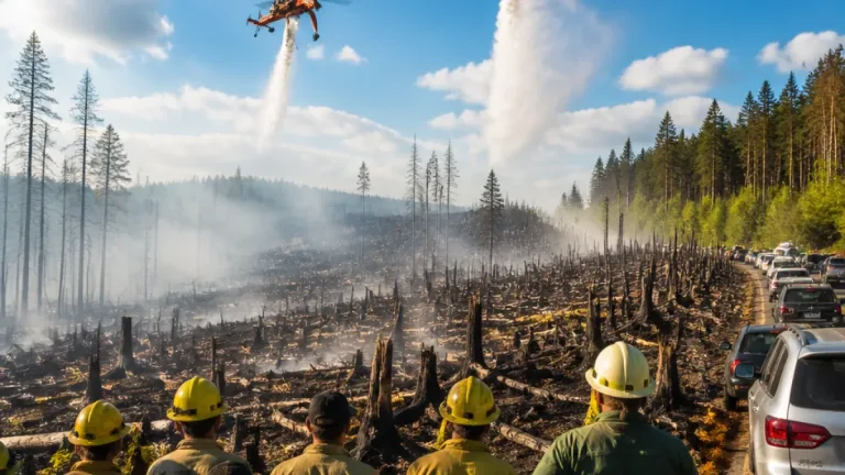 Hürtgenwald: Größter Waldbrand in NRW seit Jahrzehnten zerstört 339 Hektar