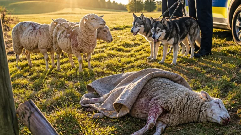 Husky-Mischlinge reißen Schafe in Kleinwechsungen – zwei Tiere sterben