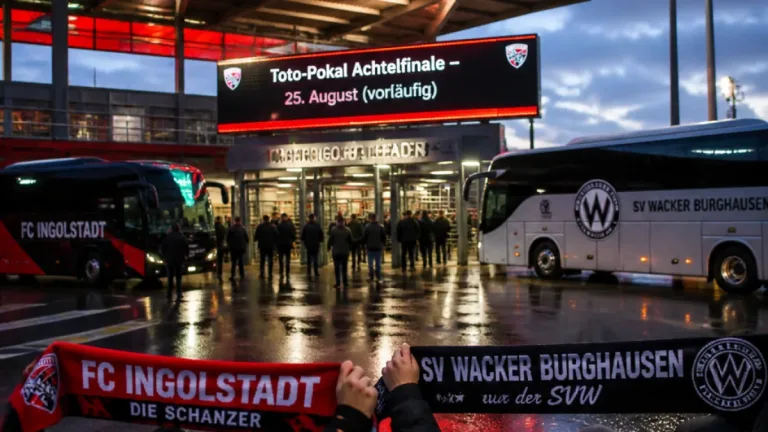 Ingolstadt trifft im Toto-Pokal-Achtelfinale auf den SV Wacker Burghausen