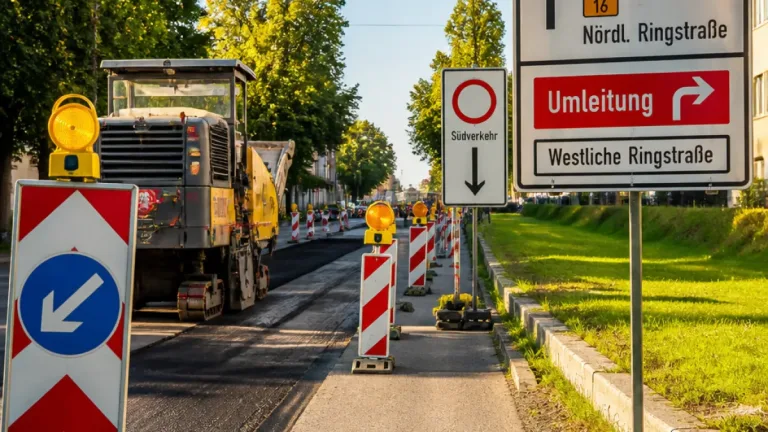 Ingolstadt: Westliche Ringstraße für Sanierung eine Woche halbseitig gesperrt