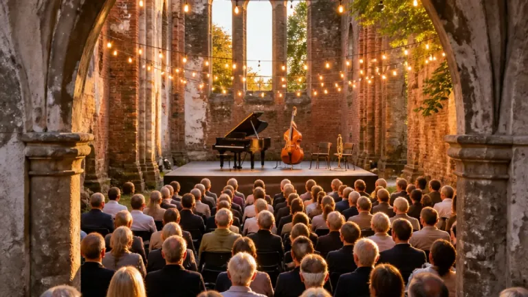Jazz in der Kirchenruine: „Jacofon“ spielt „Jazz auf Reisen“ in Schönfließ bei Frankfurt (Oder)