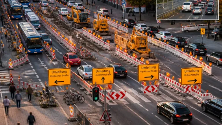 Kassel: Mehrere Großbaustellen gleichzeitig belasten Verkehr und Anwohner