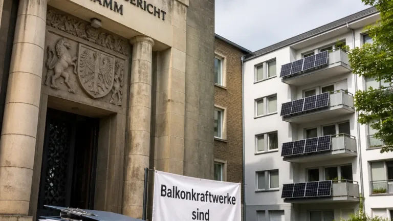 Klage vor OLG Hamm: Streit um Balkonkraftwerke trifft Vonovia und Mieter
