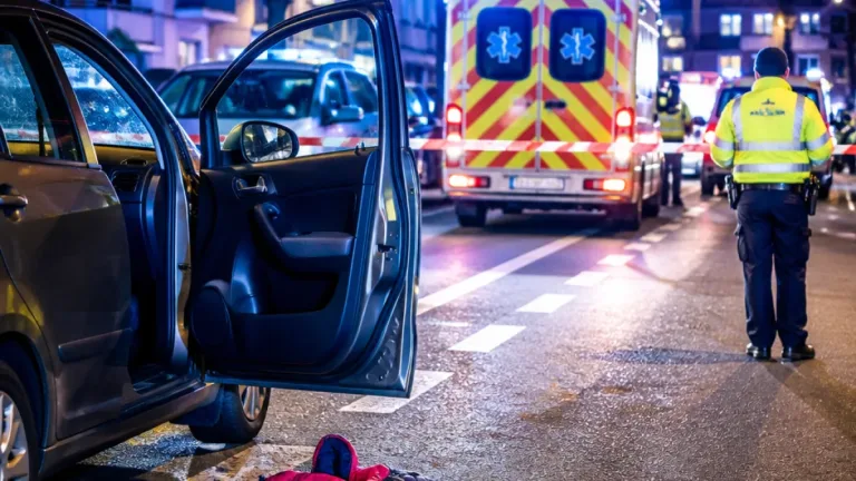 Kleinkind in Recklinghausen aus Auto gefallen und von Rettungswagen erfasst