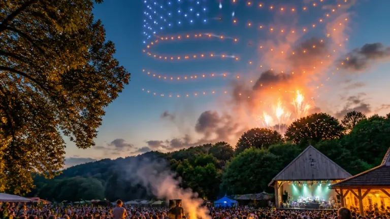 Koblenz-Güls: Heyerbergfest der SPD verzeichnet über 200 Gäste und endet mit Drohnenshow