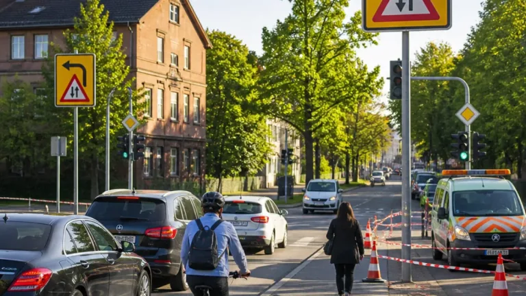 Konstanz: Neue Warnschilder sollen Gefährliche Kreuzung Grenzbachstraße/Europastraße sichern