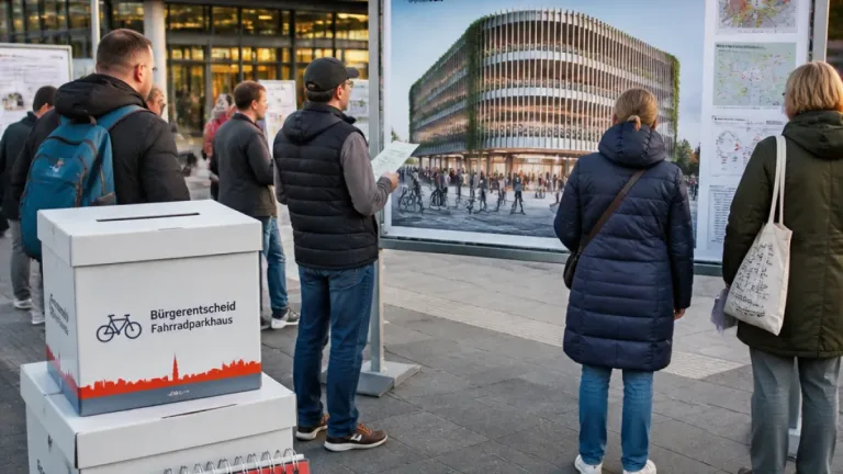 Konstanz ringt um Fahrradparkhaus: Stadträte und „Initiative Zukunft“ setzen auf Bürgerentscheid
